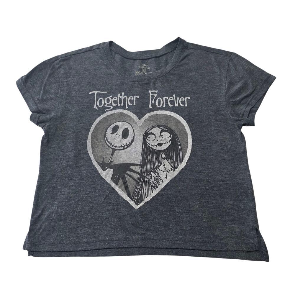 Disney Nightmare Before Christmas Together Forever Jack Sally Tee Shirt L